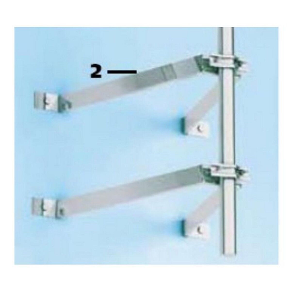 Erard Paire de fixations murales déport 55cm - e800890