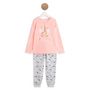 Voir la diapositive 1 : IN EXTENSO Ensemble pyjama velours licorne fille