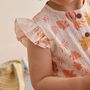 Voir la diapositive 5 : Petit Béguin Combinaison bébé en gaze de coton Sumba