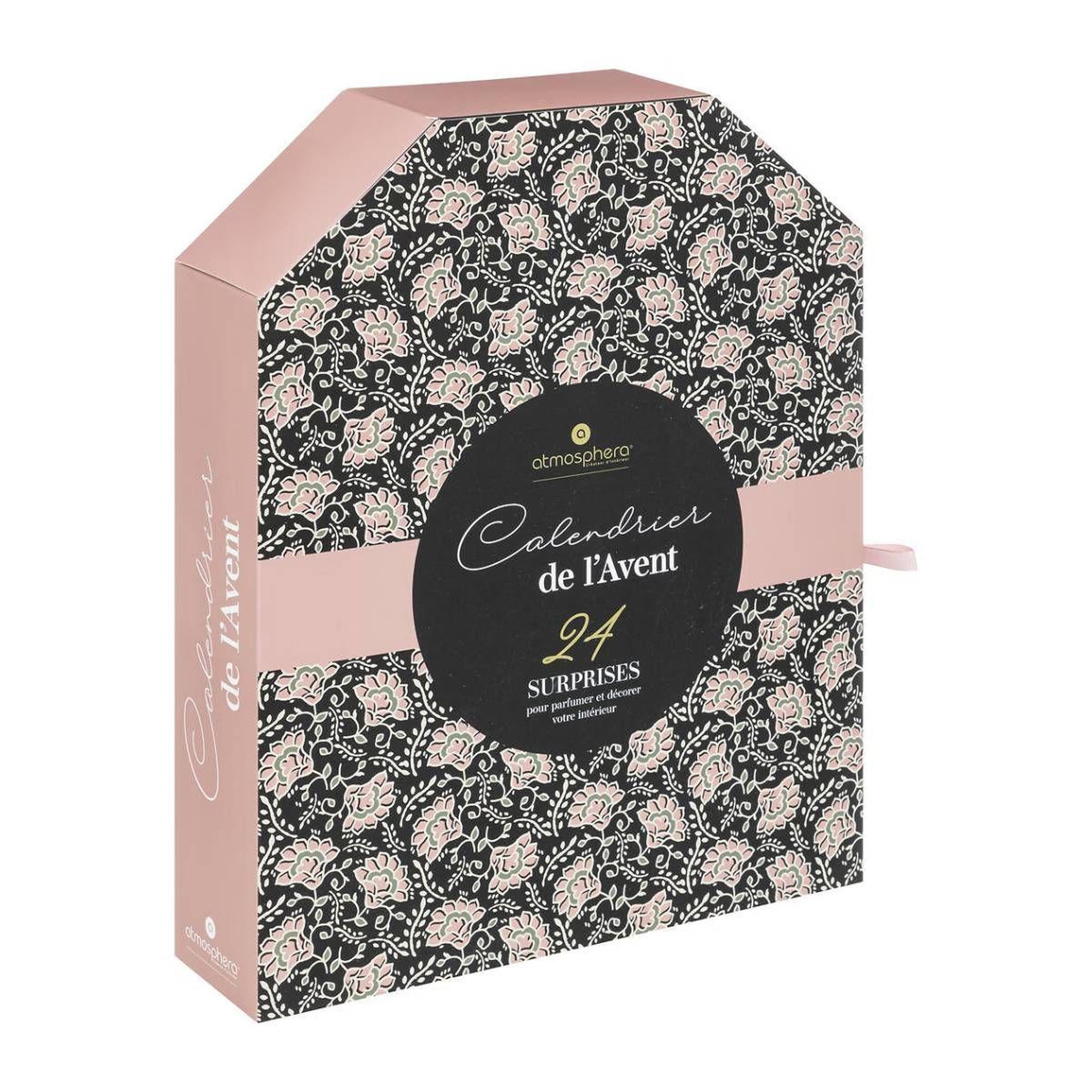 Voir la diapositive 1 : ATMOSPHERA Calendrier de l'avent  24 surprises  40cm rose