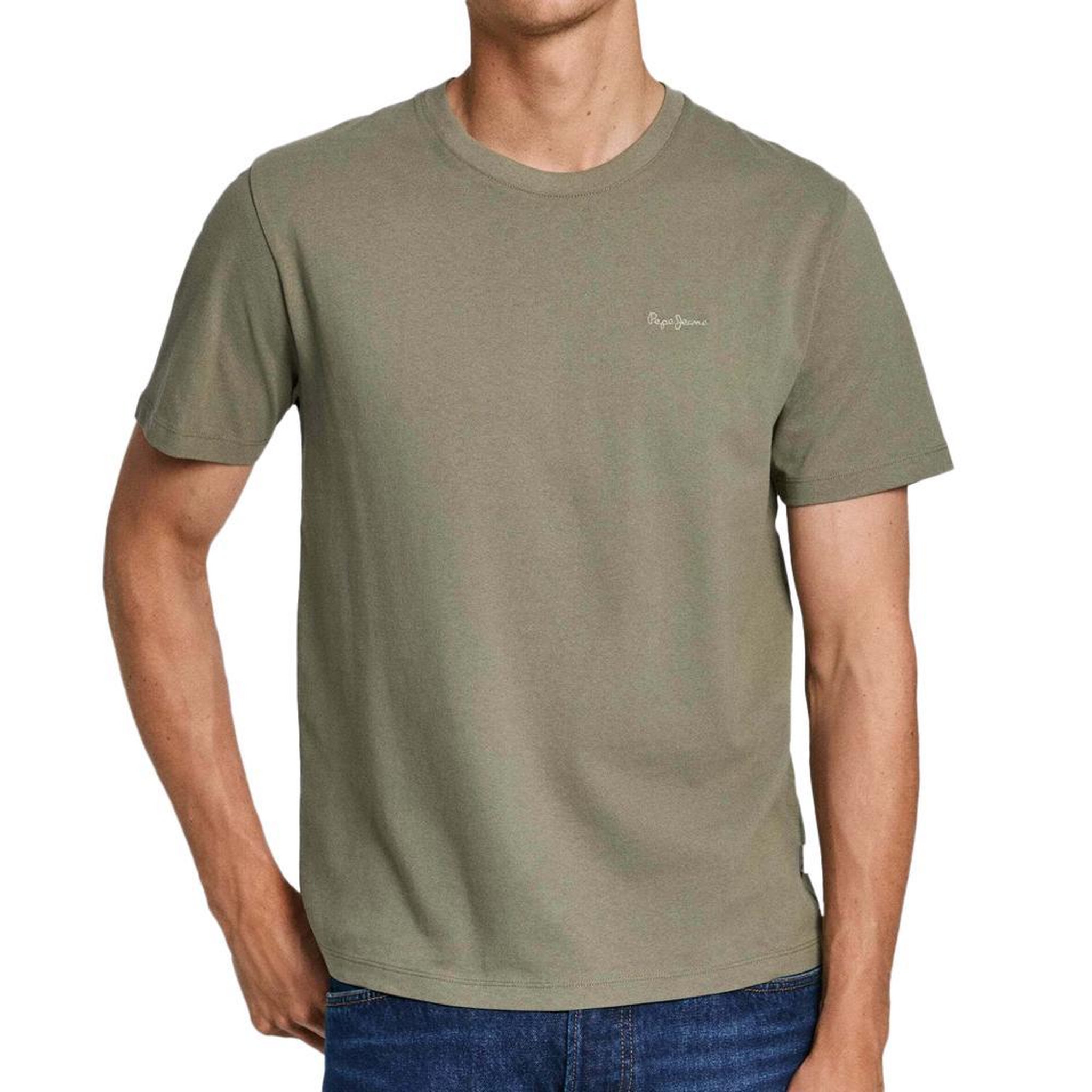 Voir la diapositive 1 : Pepe Jeans T-shirt Kaki Moyen Homme Pepe jeans Connor