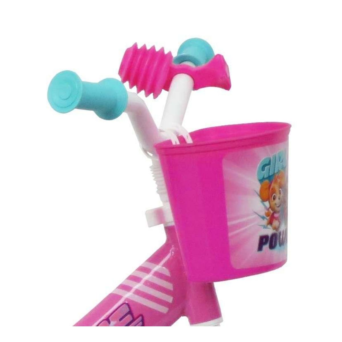 Nickelodeon Vélo enfan - Modèle 10'' Pat Patrouille à l'effigie de Stella  pour enfant de 75/90 cm avec stabilisateurs - Panier avant - Sans frein et roue batons