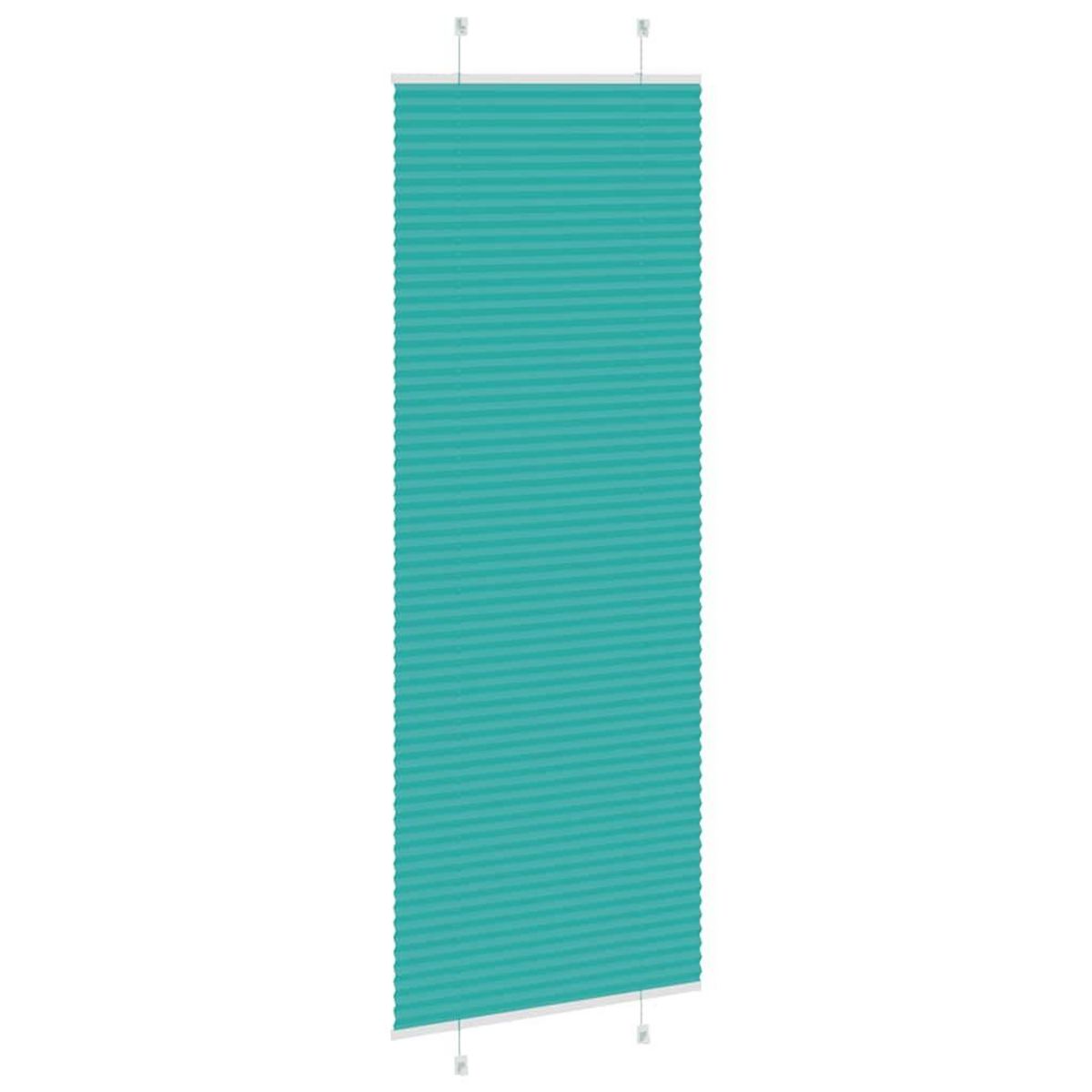 VIDAXL Store plisse vert petrole 75x200 cm largeur du tissu 74,4 cm