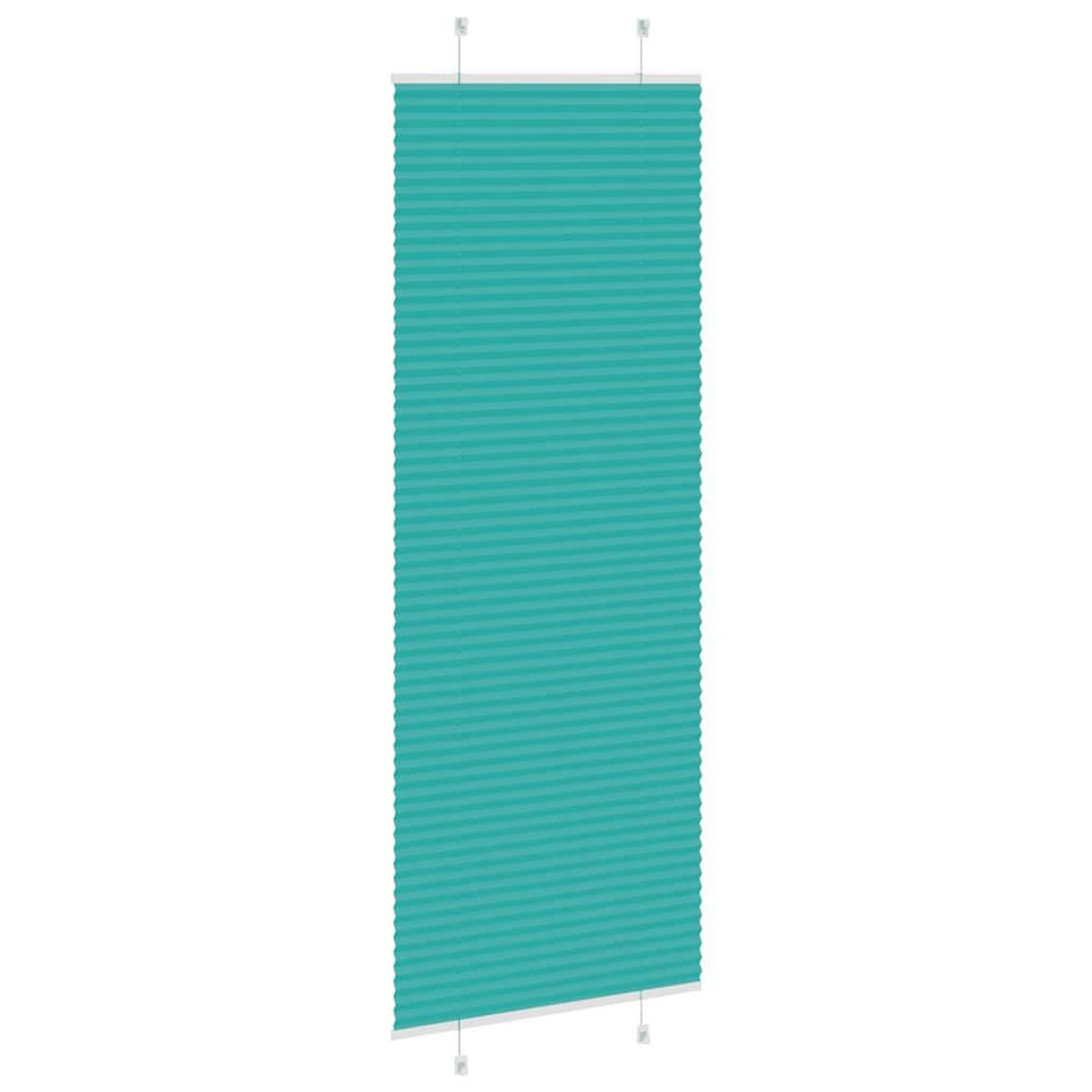 VIDAXL Store plisse vert petrole 75x200 cm largeur du tissu 74,4 cm