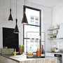 Voir la diapositive 3 : Paris Prix Mini Bar à Poser en Métal  Filaire  62cm Noir