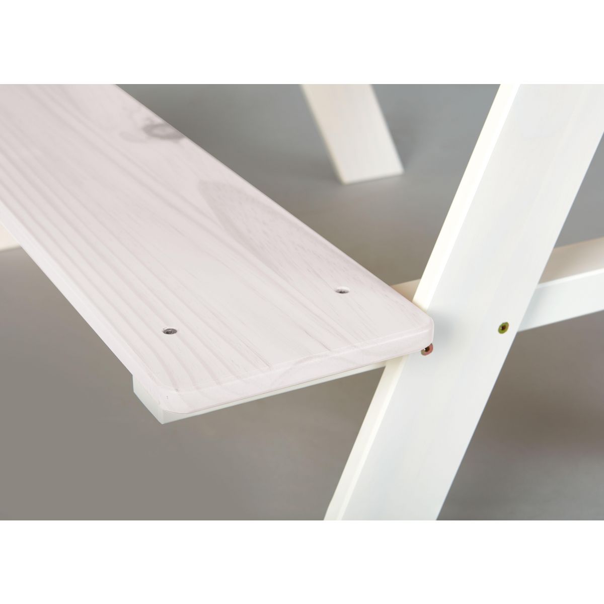 Table-banc enfant HENNING pin massif vernis