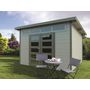 Voir la diapositive 2 : Habitat et Jardin Abri jardin bois  Venezia  - 8.91 m² - 3.33 x 2.7 x 2.33 m - 28 mm