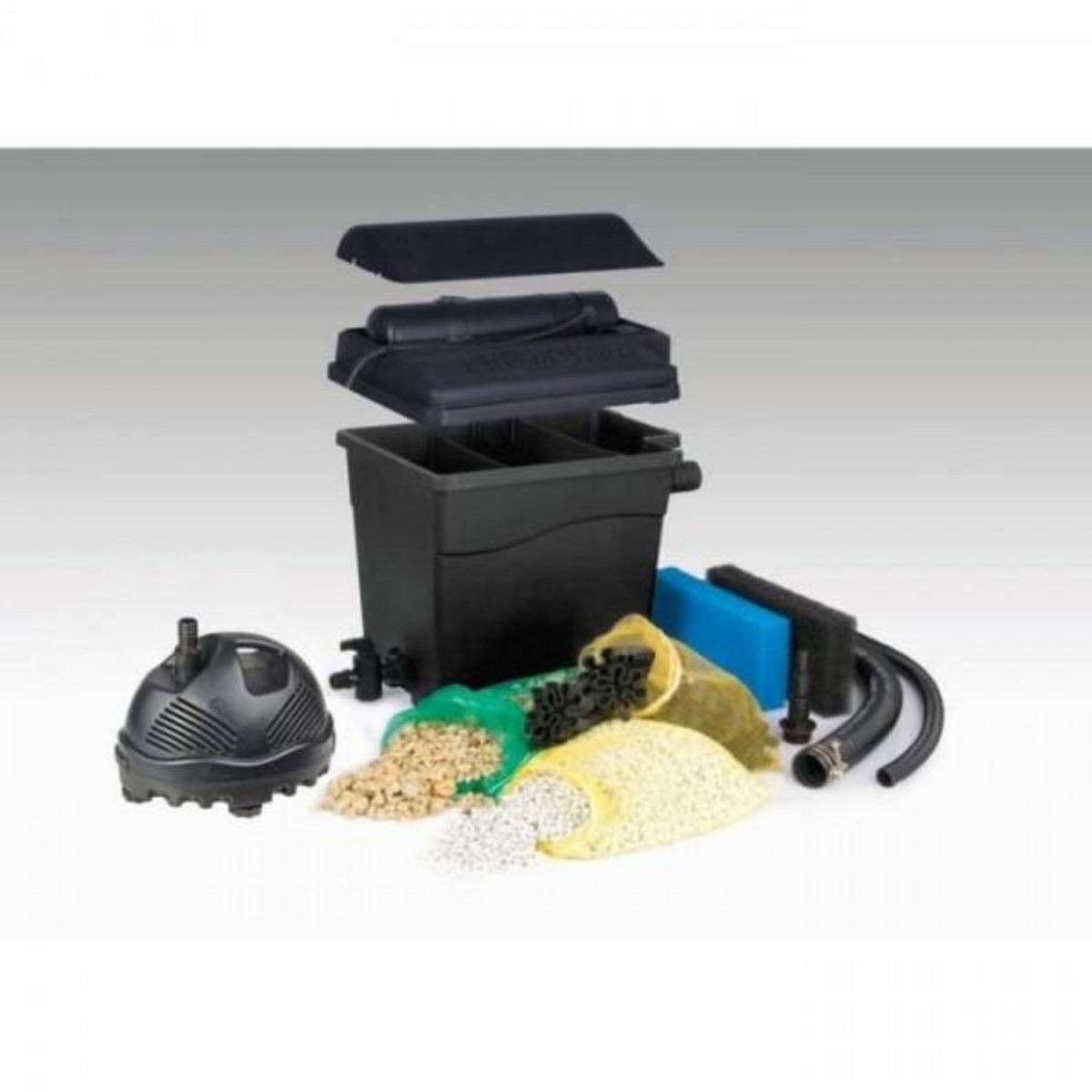 Ubbink Filtre pour bassin Ubbink FiltraClear 6000 PlusSet avec UVC 9w et pompe 1500l/h