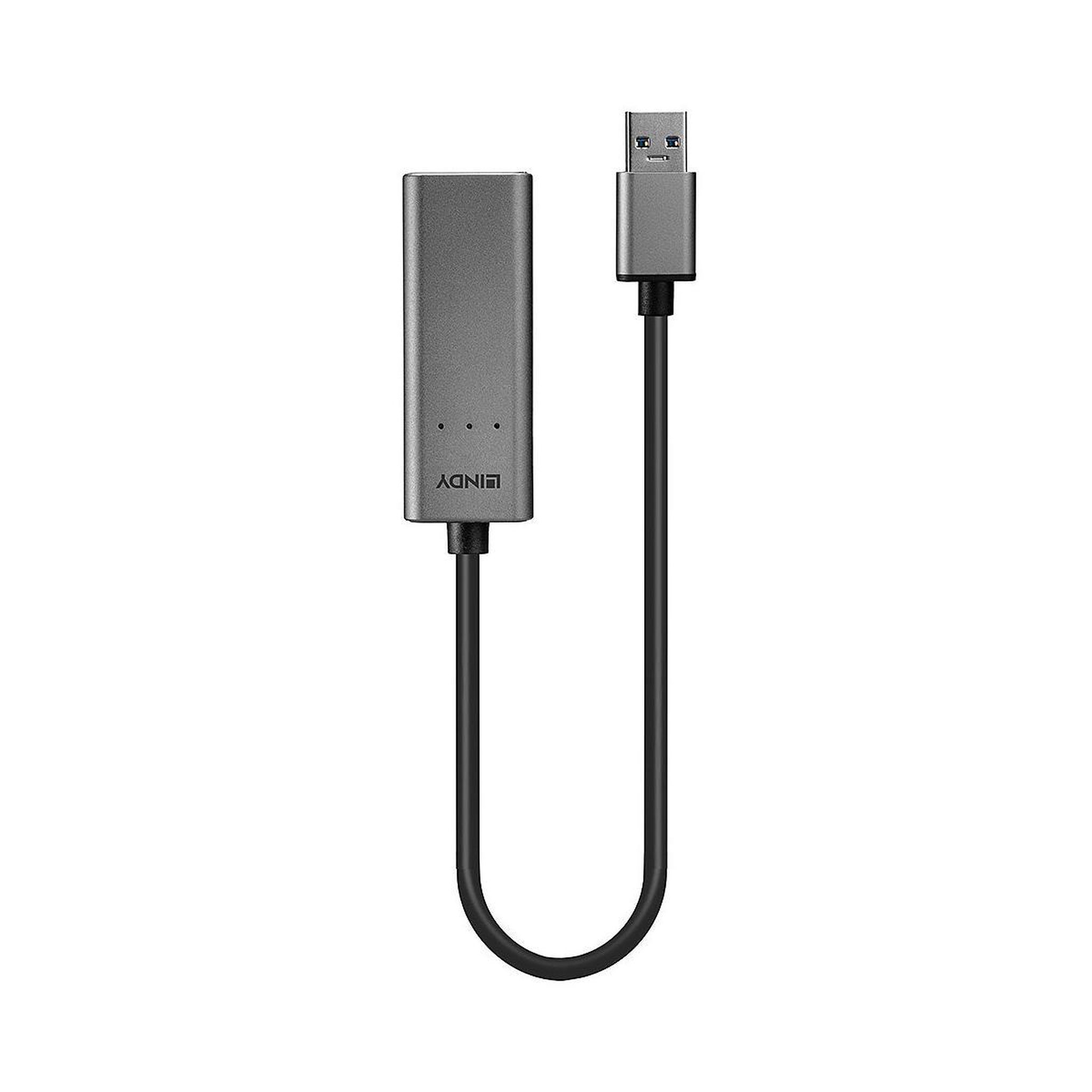 Voir la diapositive 3 : LINDY Lindy 43313 changeur de genre de câble usb-a rj-45 argent
