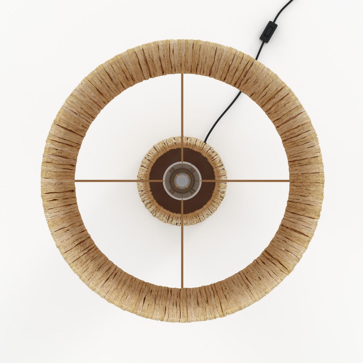 Rendez vous déco Grande lampe en feuille de palmier - Soléa