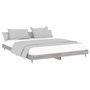 Voir la diapositive 4 : VIDAXL Cadre de lit sans matelas sonoma gris 200x200 cm