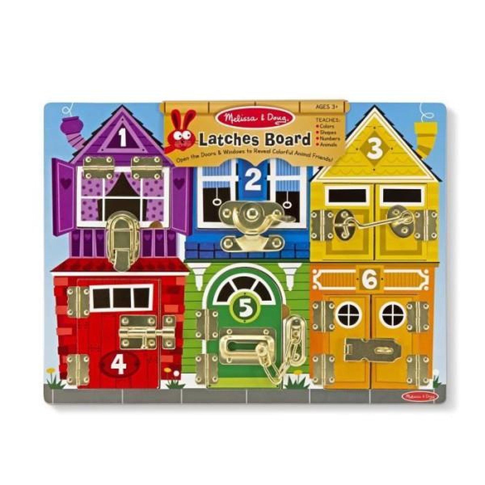 MELISSA & DOUG Planche d'activités avec loquets - mélissa & doug