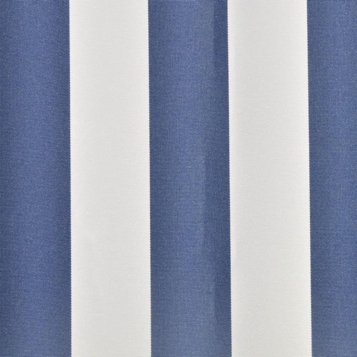 VIDAXL Toit d'auvent Toile Bleu et blanc 6x3 m (Cadre non inclus)