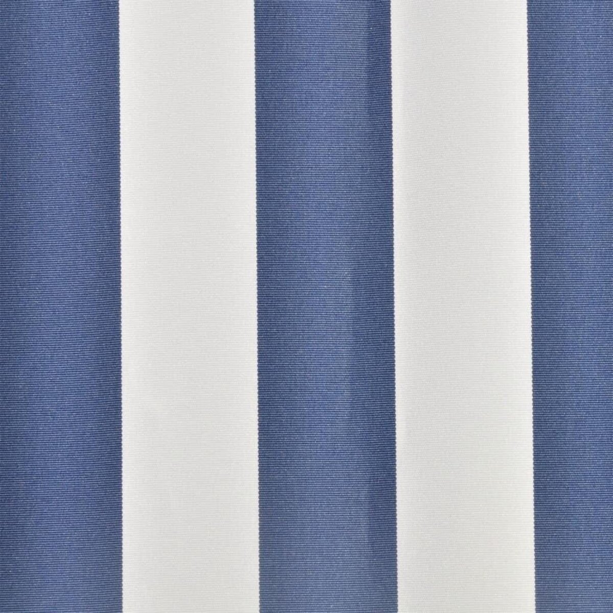 VIDAXL Toit d'auvent Toile Bleu et blanc 6x3 m (Cadre non inclus)
