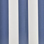 Voir la diapositive 3 : VIDAXL Toit d'auvent Toile Bleu et blanc 6x3 m (Cadre non inclus)