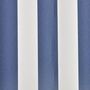 Voir la diapositive 3 : VIDAXL Toit d'auvent Toile Bleu et blanc 6x3 m (Cadre non inclus)