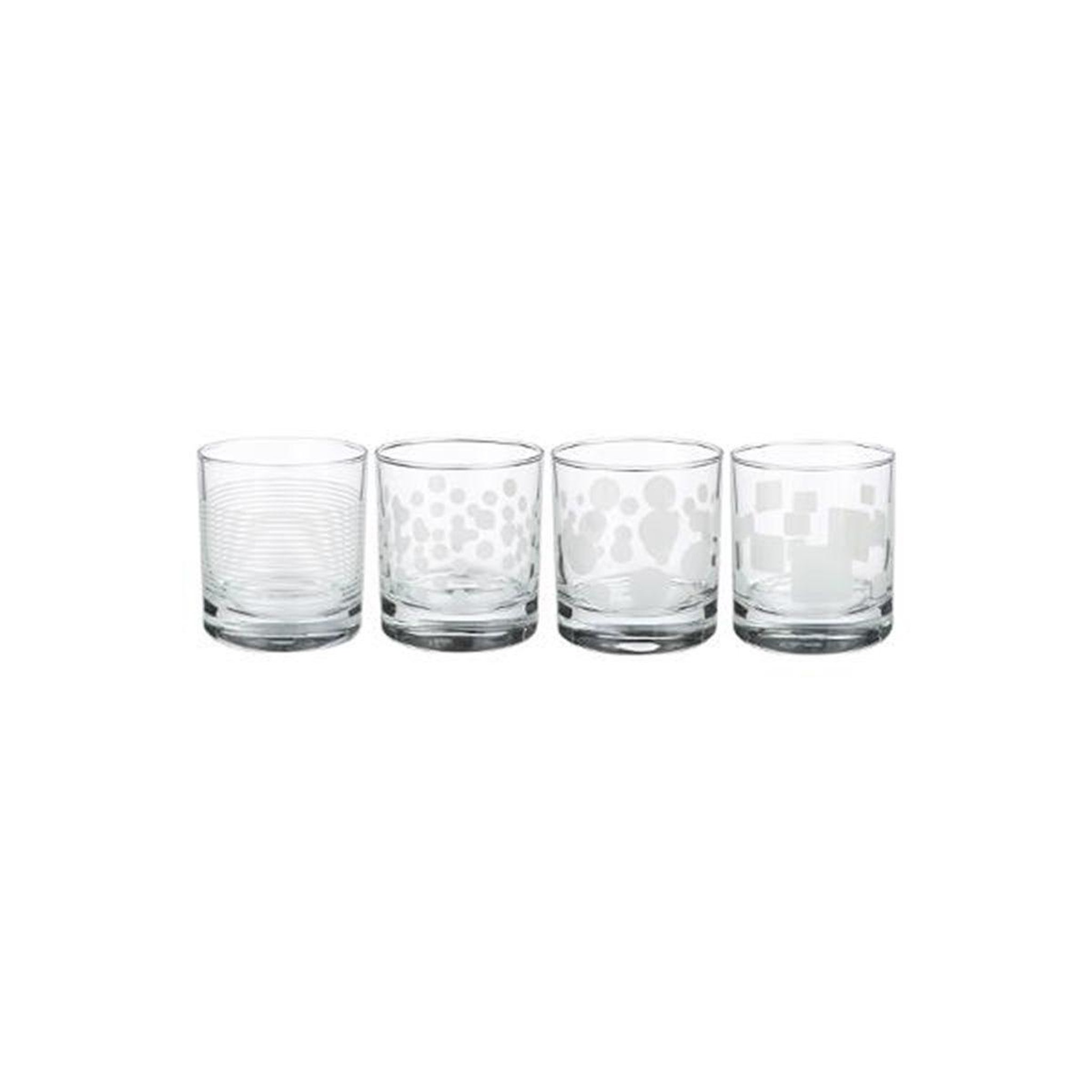 Voir la diapositive 2 : SECRET DE GOURMET Lot de 4 verres à eau  toni'eau  30cl transparent