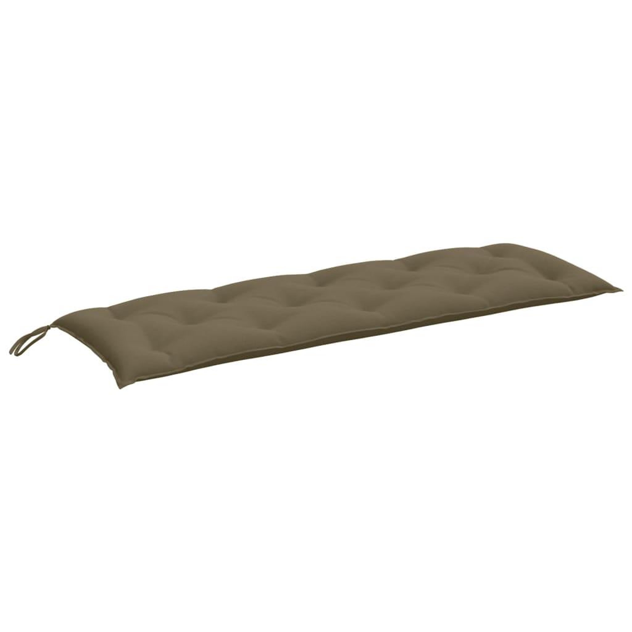 Voir la diapositive 2 : VIDAXL Coussin de banc de jardin taupe melange 150x50x7 cm tissu