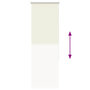 Voir la diapositive 5 : VIDAXL Store enrouleur occultant blanc casse 50x130cm largeur du tissu
