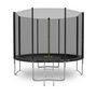Voir la diapositive 5 : PLAY4FUN Trampoline de Jardin Deluxe ø305cm Noir - avec Filet de sécurité, Tapis de saut, Coussin de protection, Echelle