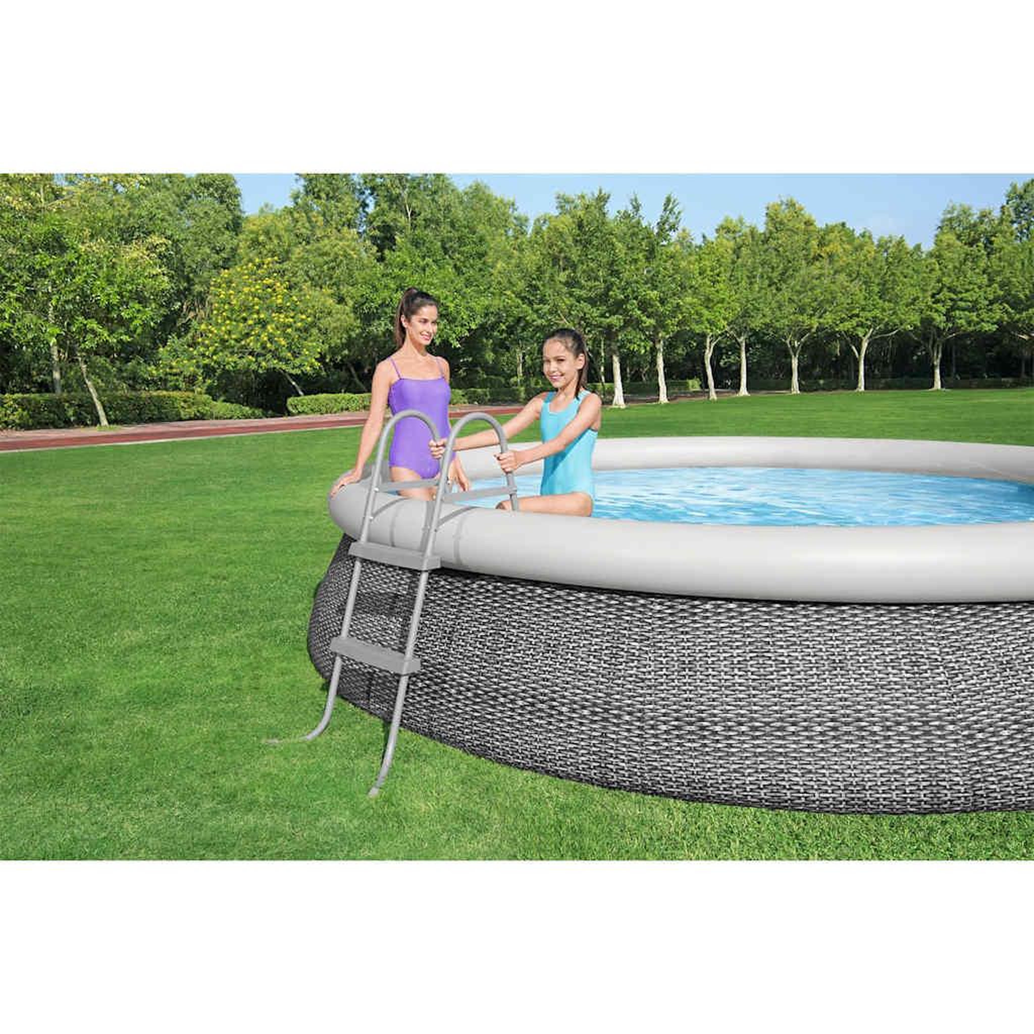 Voir la diapositive 4 : BESTWAY Bestway Echelle de piscine a 2 marches Flowclear 84 cm