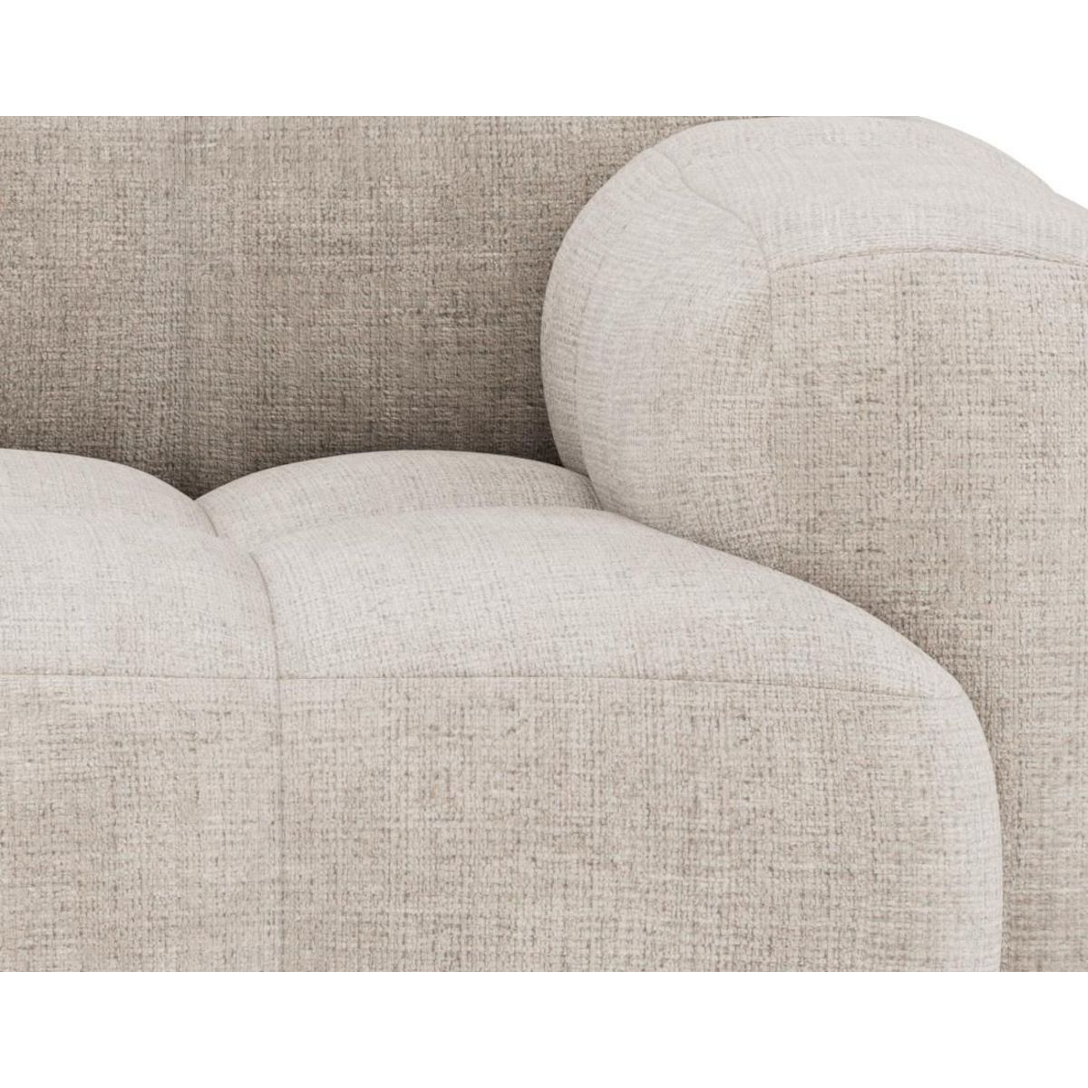 LISA DESIGN Grace - canapé modulable 2 places en velours texturé