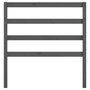 Voir la diapositive 4 : VIDAXL Tete de lit Gris 95x4x100 cm Bois massif de pin