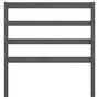 Voir la diapositive 4 : VIDAXL Tete de lit Gris 95x4x100 cm Bois massif de pin