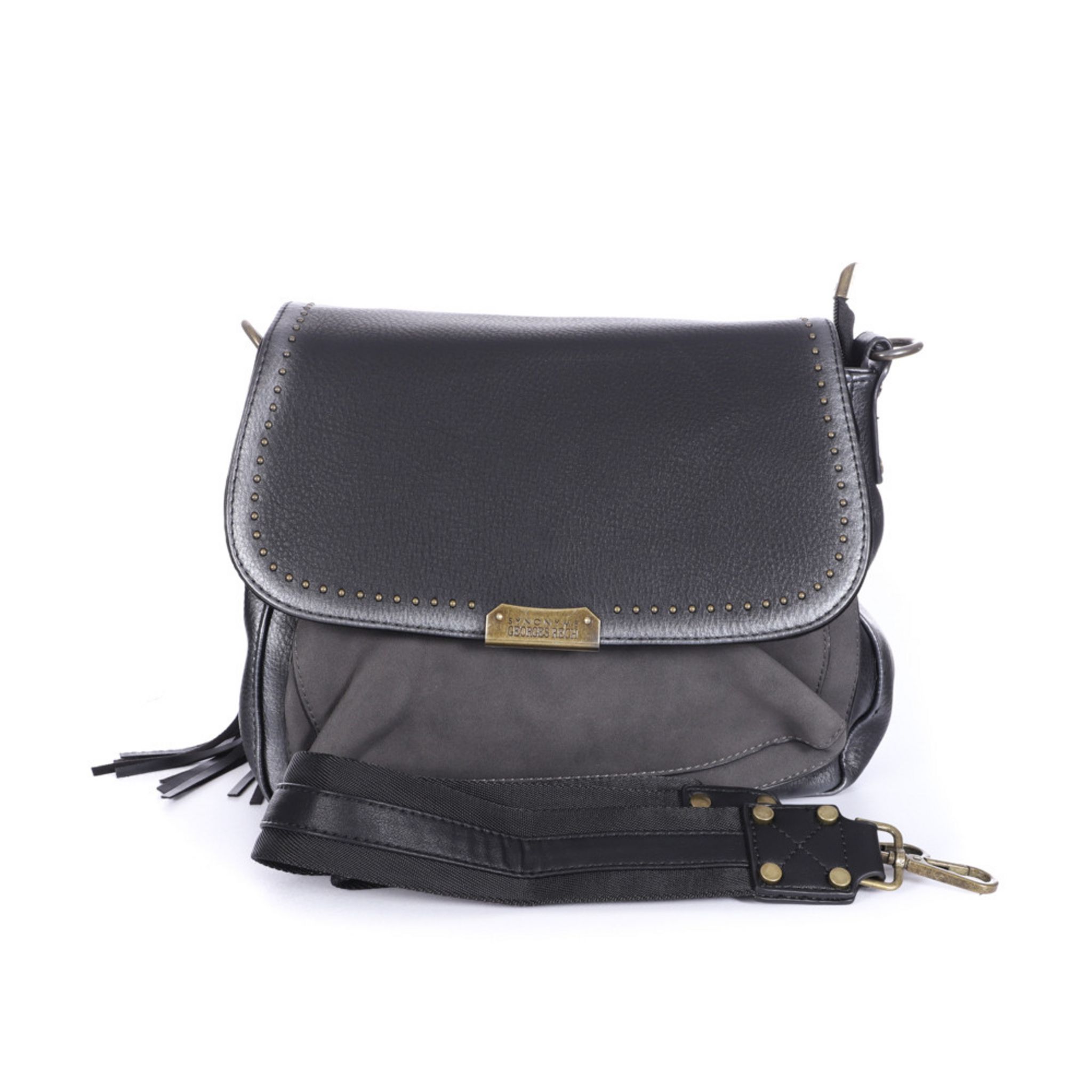 Sac bandoulière Noir Femme Rech Orkia pas cher Auchan.fr