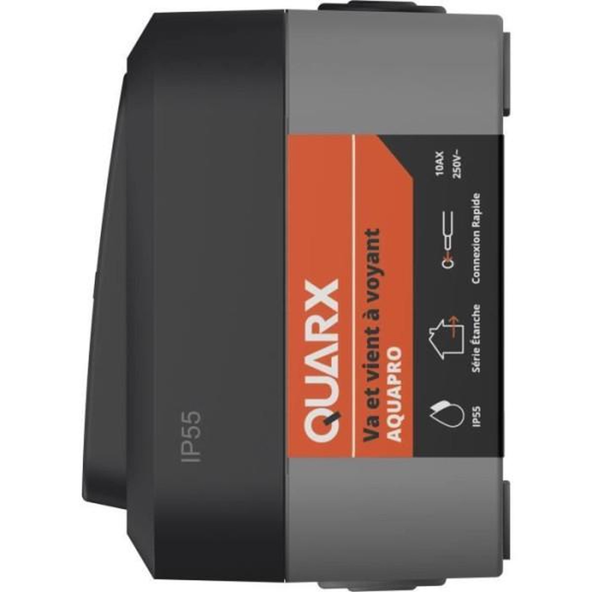 Voir la diapositive 4 : MARKET24 Interrupteur va et vient - quarx - aqua pro - extérieur, voyant lumineux, ip55, 250v