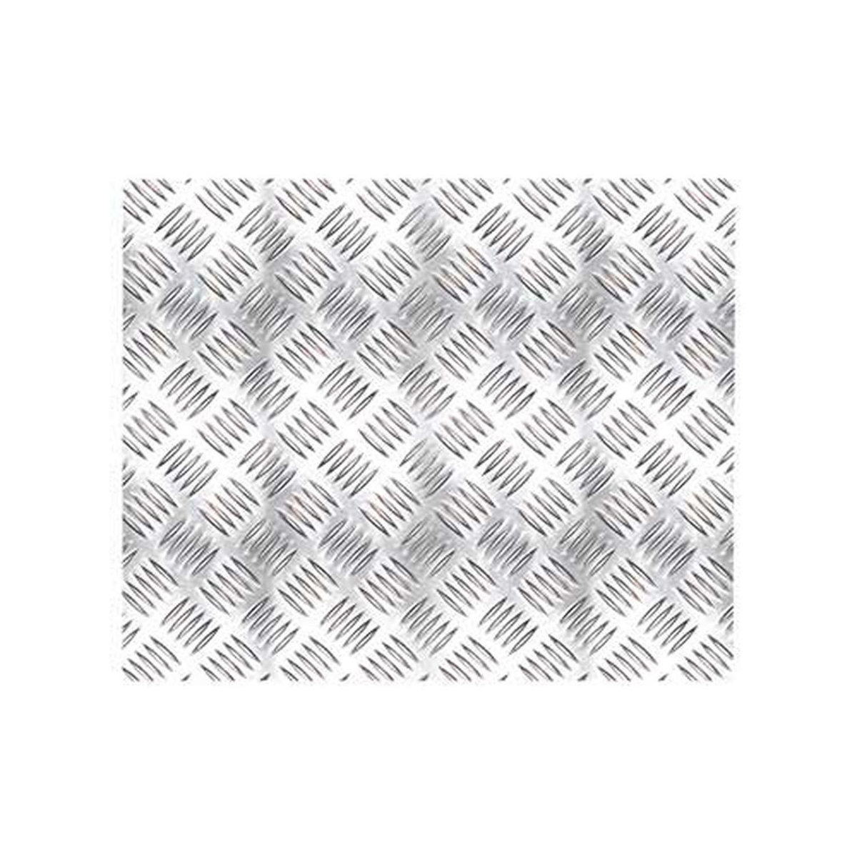 SUD TRADING Adhésif décoratif Aspect métallique trait - 100 x 45cm