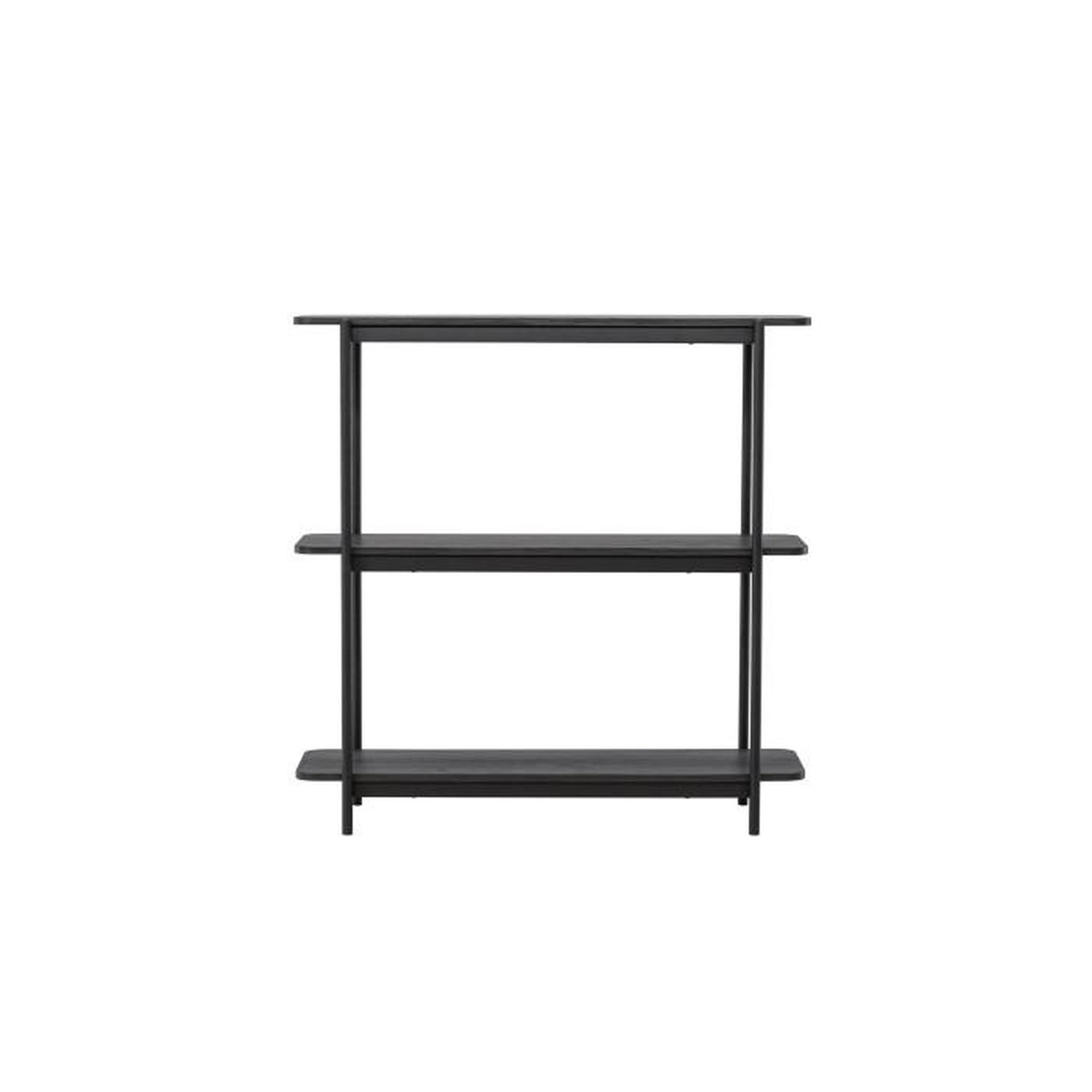 Voir la diapositive 2 : Paris Prix Étagère 3 Niveaux  Heim  120cm Noir