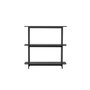Voir la diapositive 2 : Paris Prix Étagère 3 Niveaux  Heim  120cm Noir