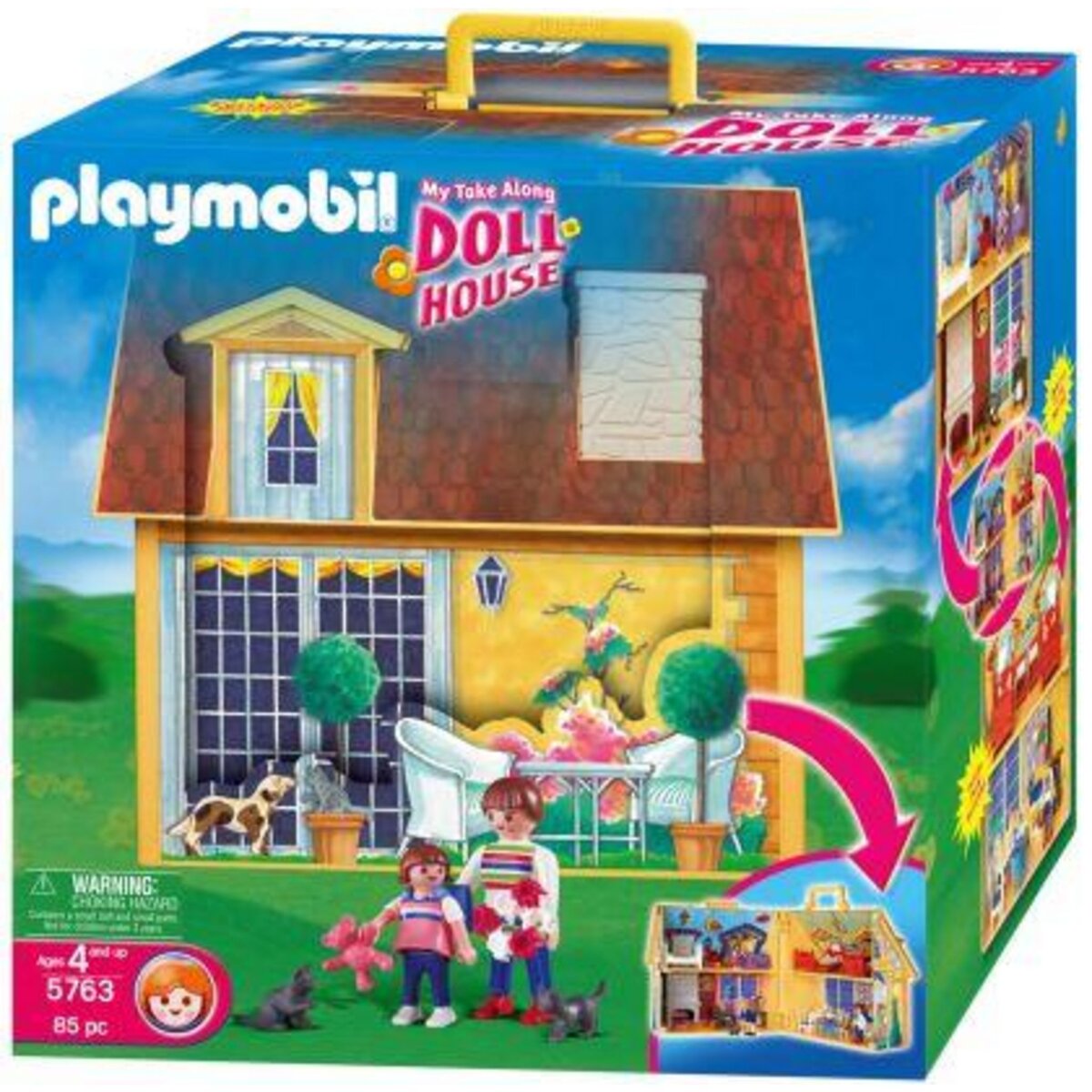 PLAYMOBIL 5763 Maison transportable pas cher 