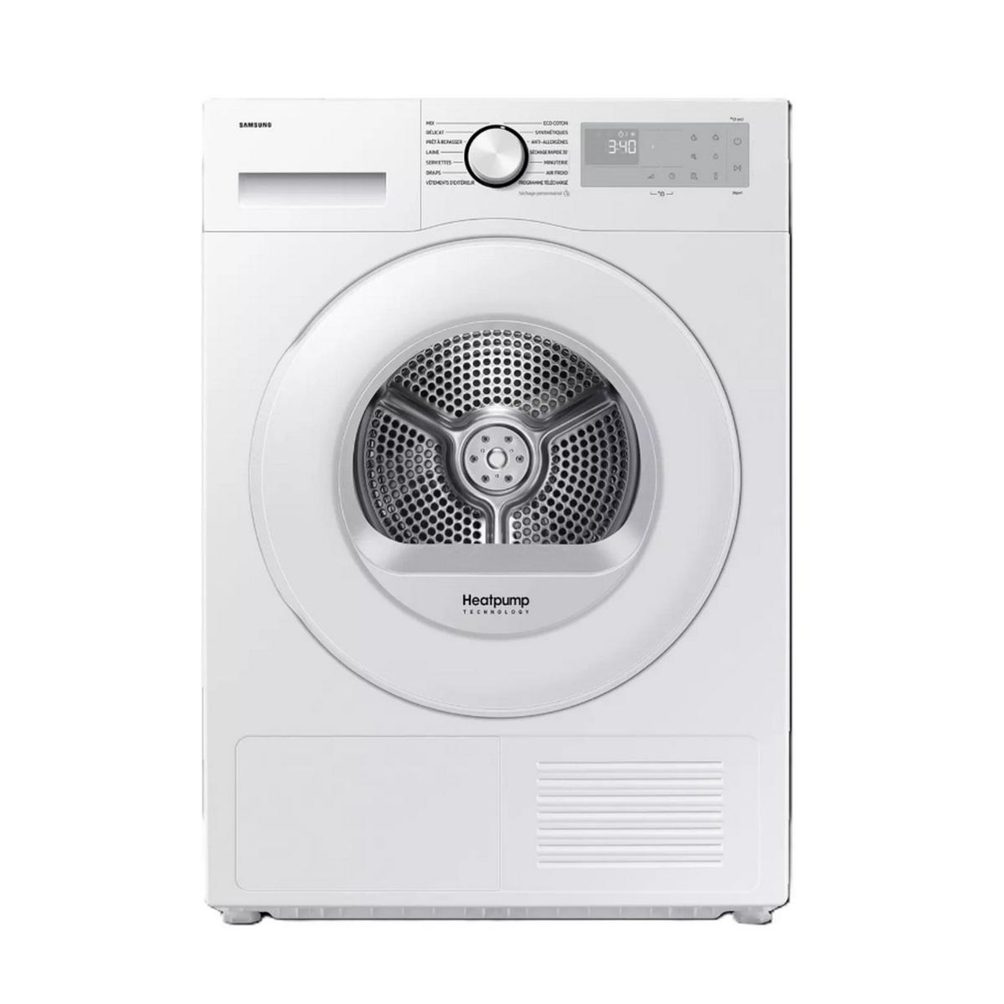 Samsung Sèche-linge pompe à chaleur 60cm 9kg - dv90dg52a0th