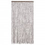 Voir la diapositive 3 : VIDAXL Moustiquaire Taupe et blanc 100x220 cm Chenille