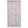 Voir la diapositive 3 : VIDAXL Moustiquaire Taupe et blanc 100x220 cm Chenille