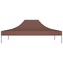 Voir la diapositive 3 : VIDAXL Toit de tente de reception 4,5x3 m Marron 270 g/m^2