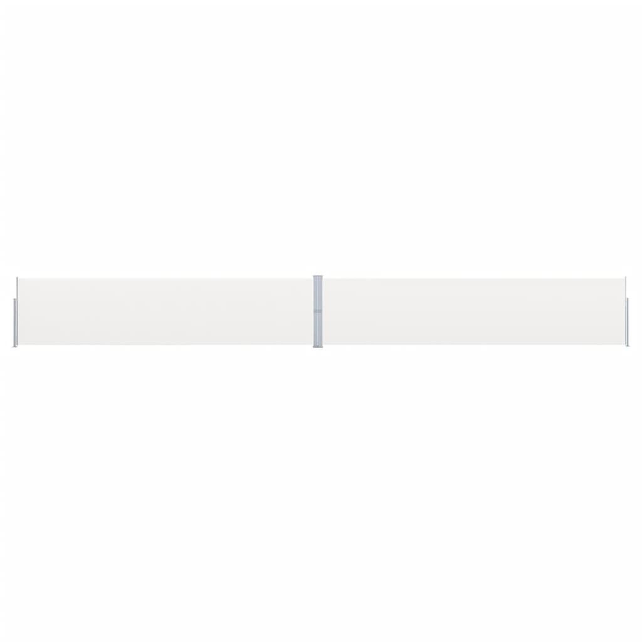 Voir la diapositive 2 : VIDAXL Auvent lateral retractable de patio 170x1200 cm Creme