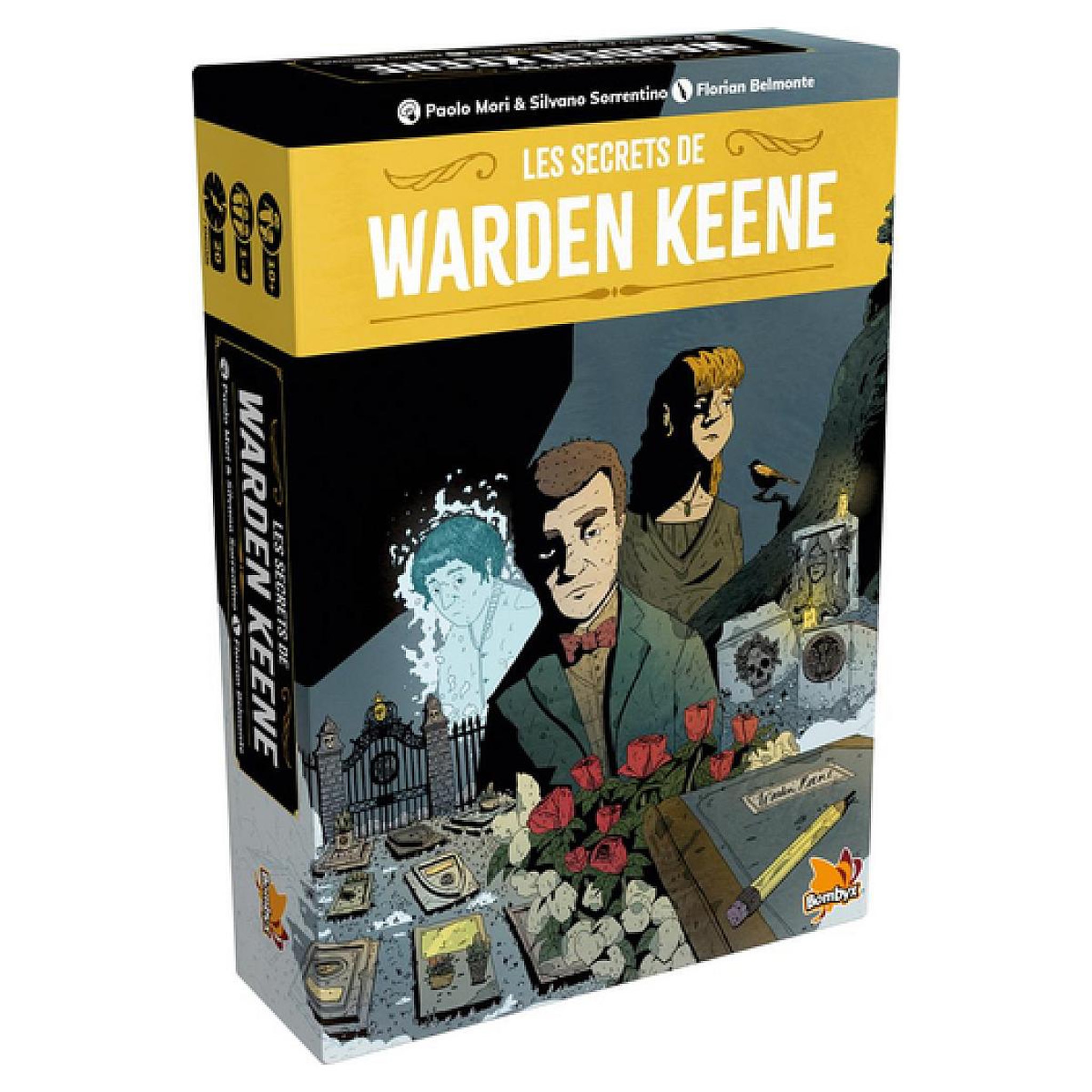 Voir la diapositive 1 : Asmodee Les Secrets de Warden Keene - Jeu de société Déduction