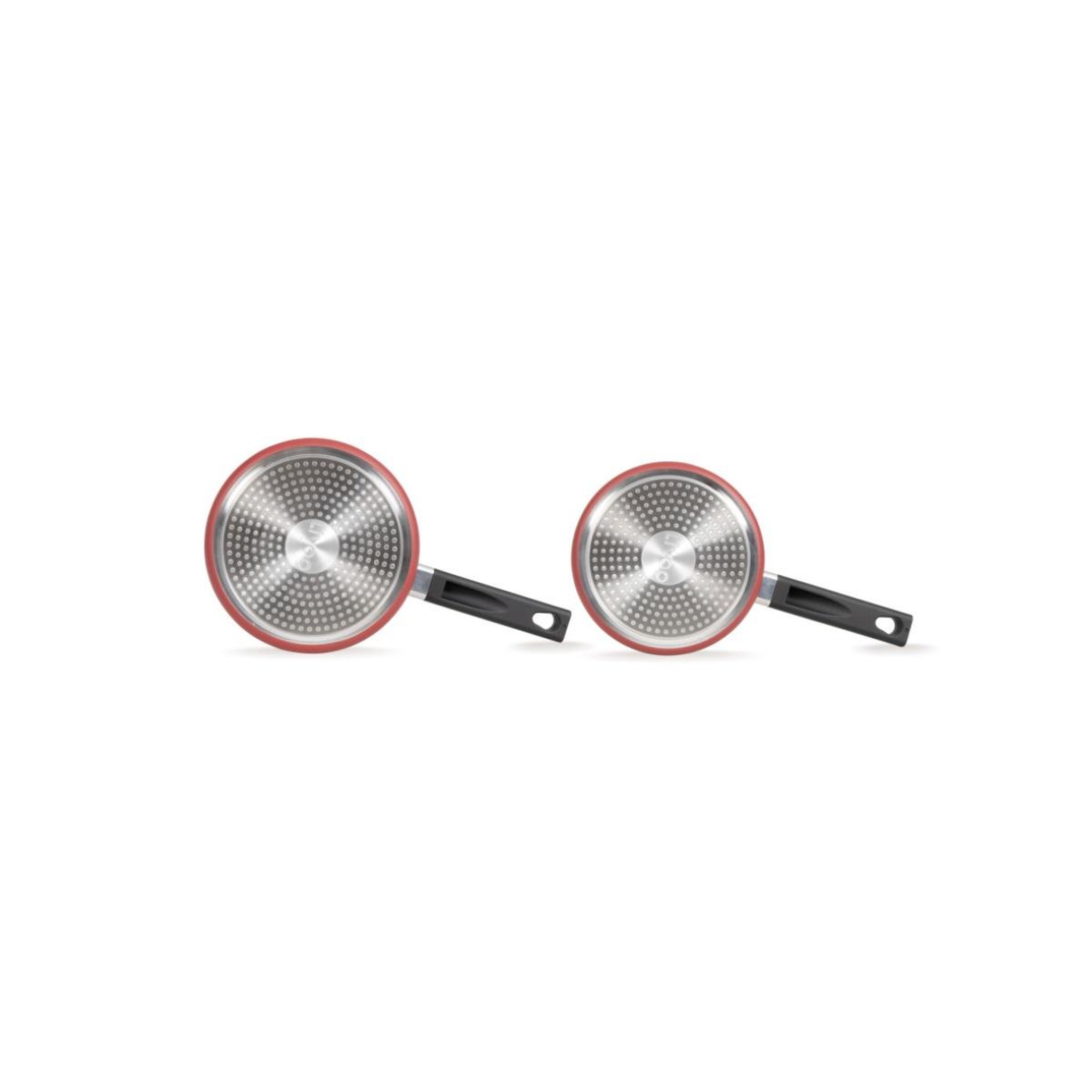 Voir la diapositive 4 : LIVOO Set 2 casseroles aluminium 18 / 20 cm - mep154r