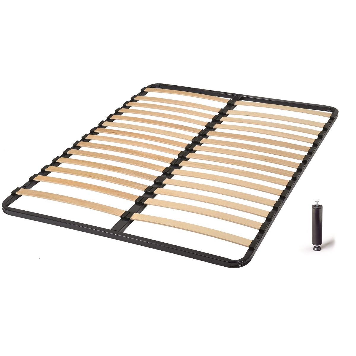 SEDAC  Cadre lattes 160x200 cm,14 lattes multi-plis,Pied central inclus