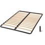 Voir la diapositive 1 : SEDAC  Cadre lattes 160x200 cm,14 lattes multi-plis,Pied central inclus