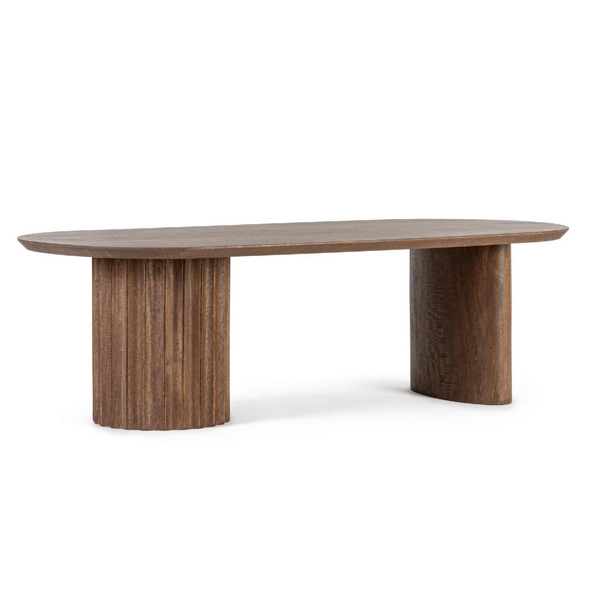 JLC KREATION Table basse en manguier naturel, 130 cm mira
