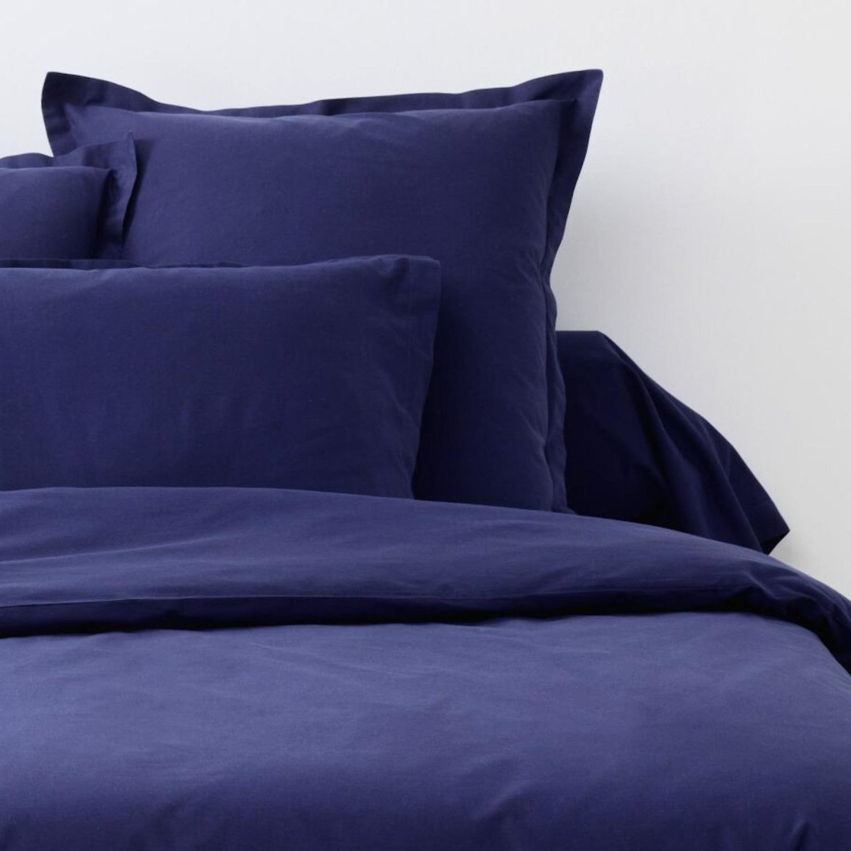 ATELIER DU COTON Parure de drap et drap housse coton 57fils uni