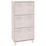Voir la diapositive 2 : VIDAXL Armoire a chaussures HAMAR Blanc 59,5x35x117 cm Bois de pin