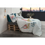 Voir la diapositive 1 : Les Ateliers du Linge Parure de housse de couette 100% coton 57fils only