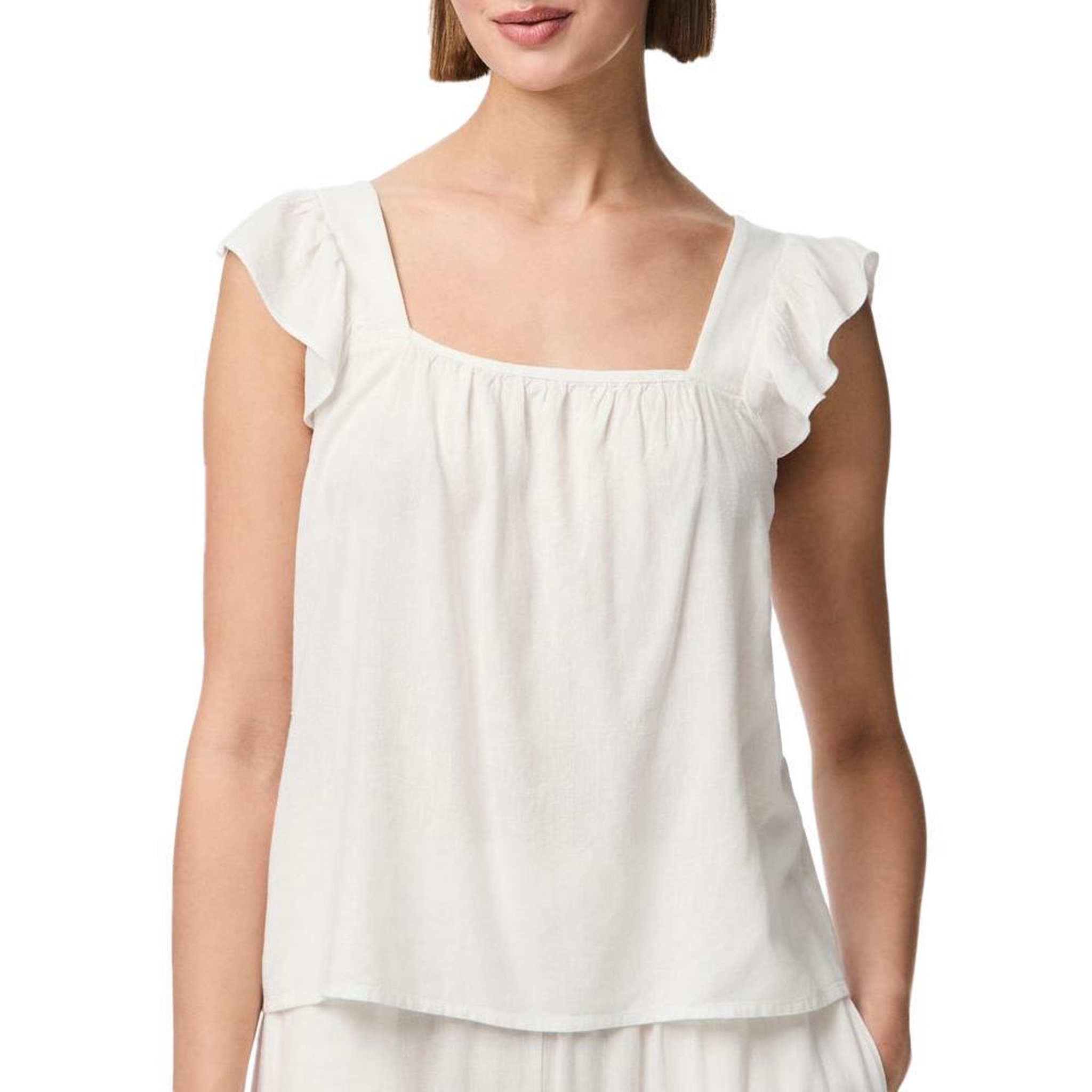 Pieces Débardeur Blanc Femme Pieces Pia. Coloris disponibles : Blanc