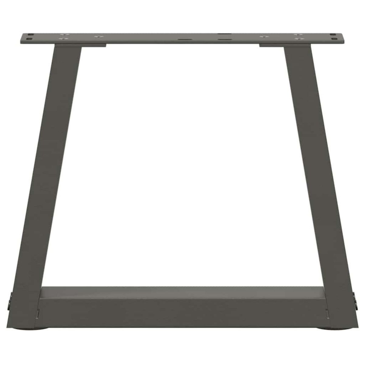 VIDAXL Pieds de table a manger forme V 2 pcs anthracite 30x(30-31,3)cm