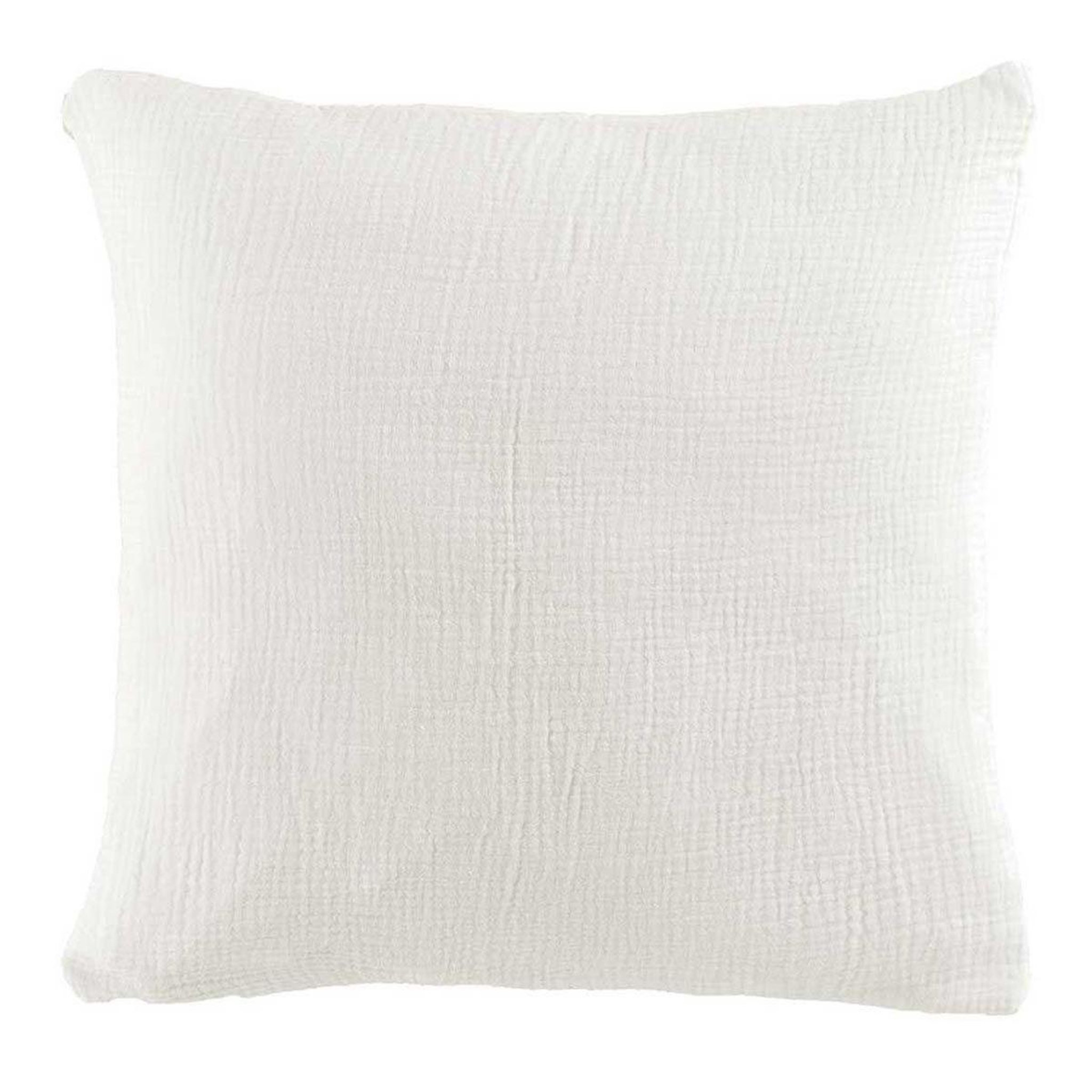 Douceur d'Intérieur Coussin déco uni  angelia  40x40cm blanc